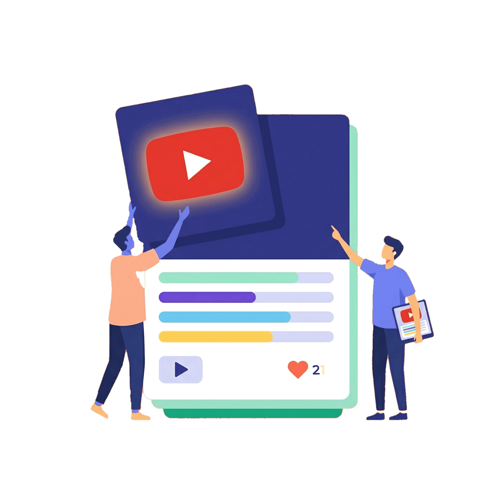 YouTube statistics hub hero artwork