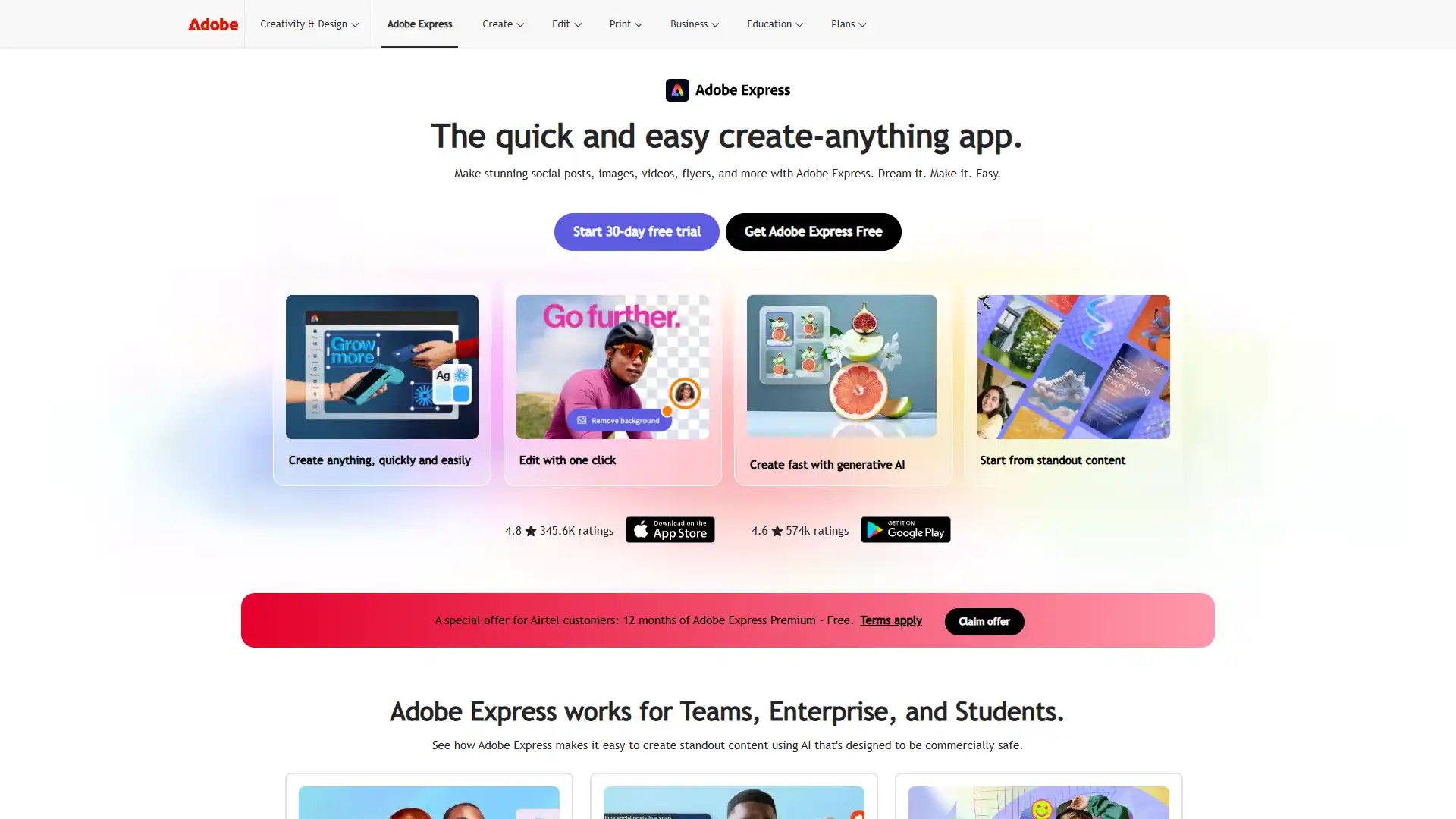 45. Adobe Express screenshot