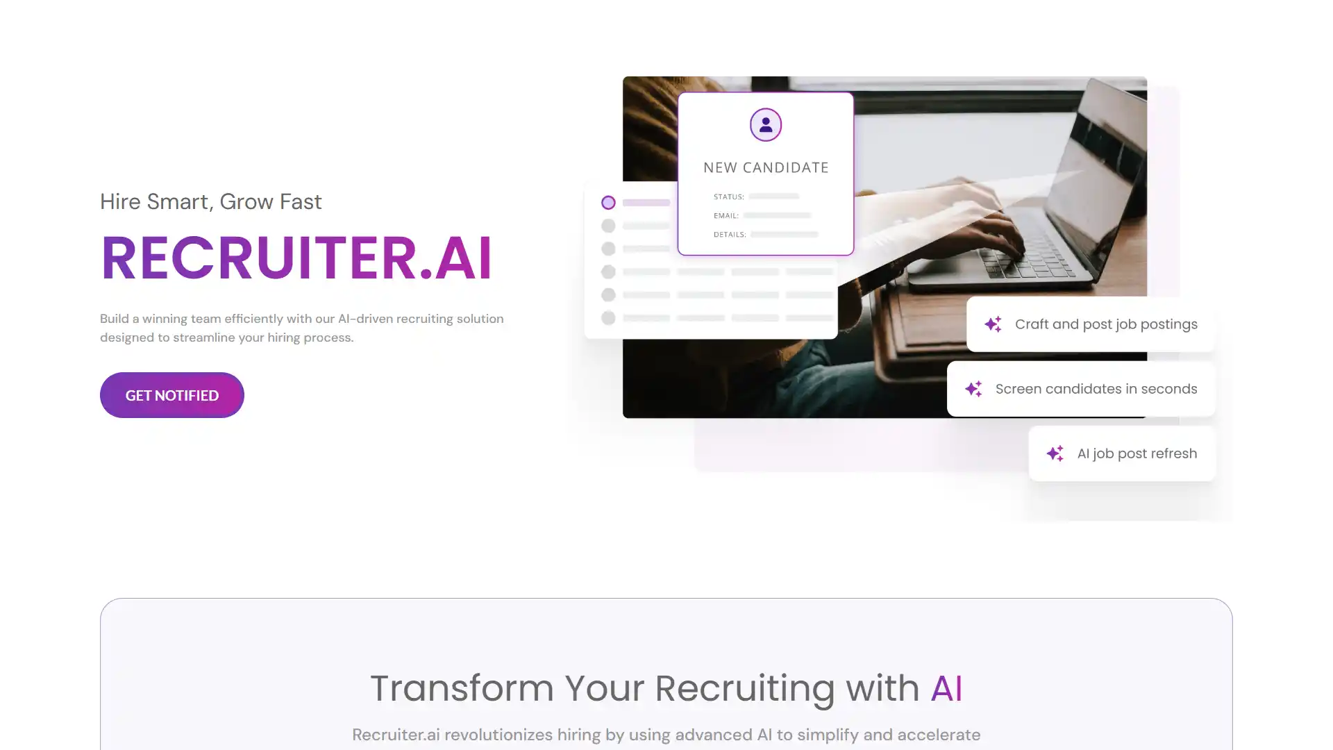 36. AI Builder for Recruiters screenshot