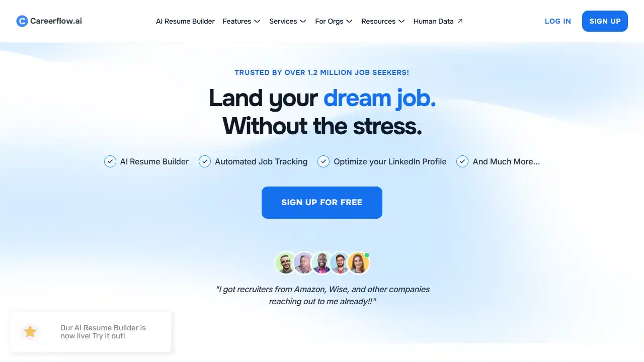 16. Careerflow.ai screenshot