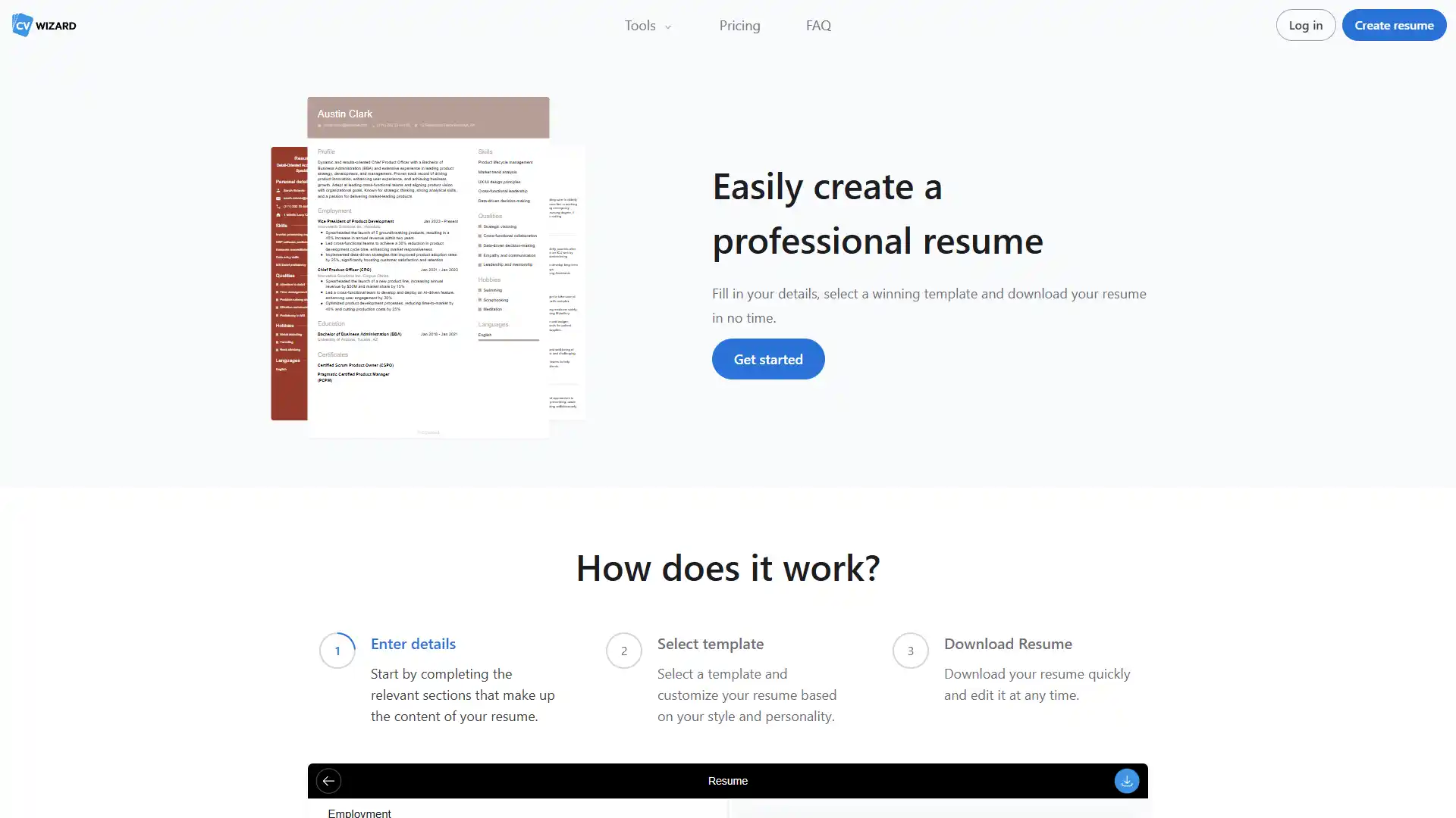 46. CVwizard screenshot
