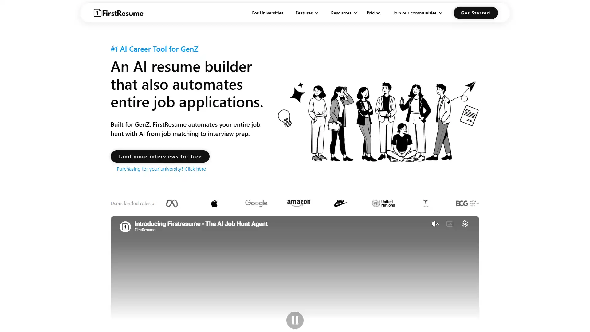 33. FirstResume screenshot