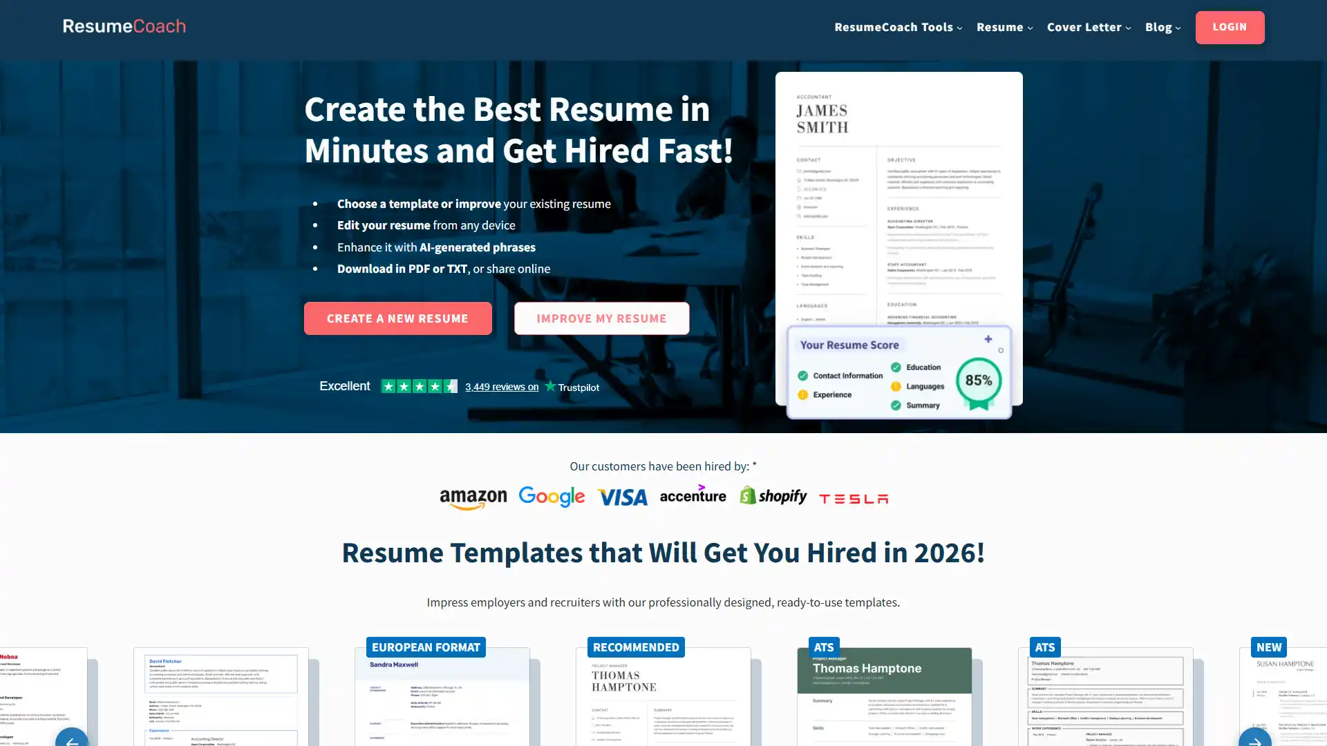 31. ResumeCoach screenshot