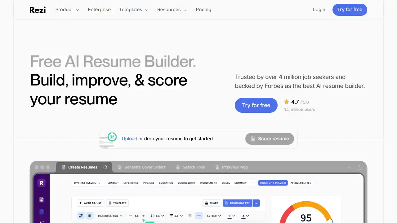 1. Rezi screenshot