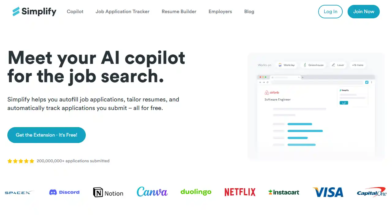 15. Simplify Copilot screenshot