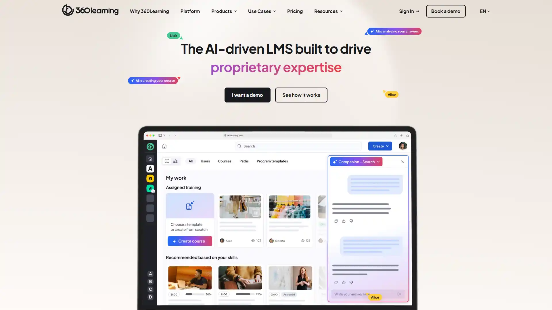 38. 360Learning screenshot