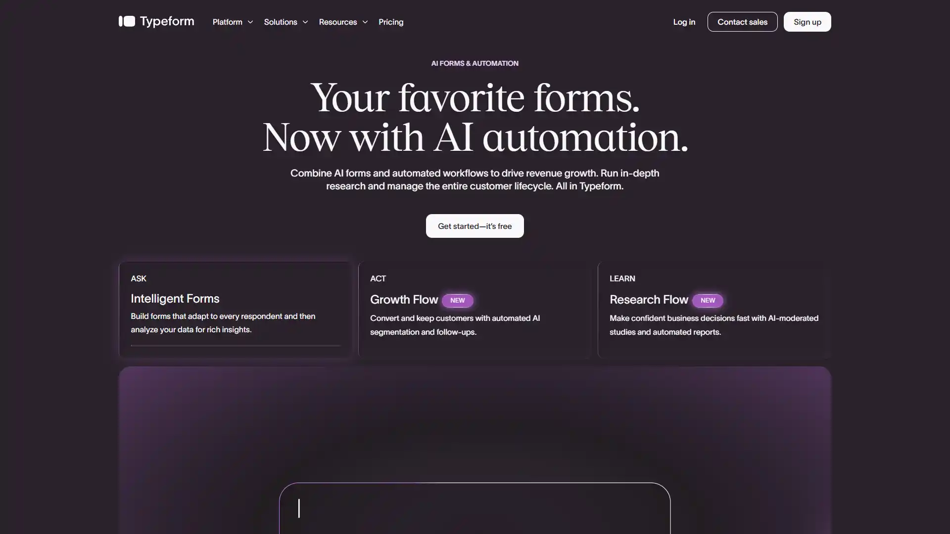 50. Typeform screenshot