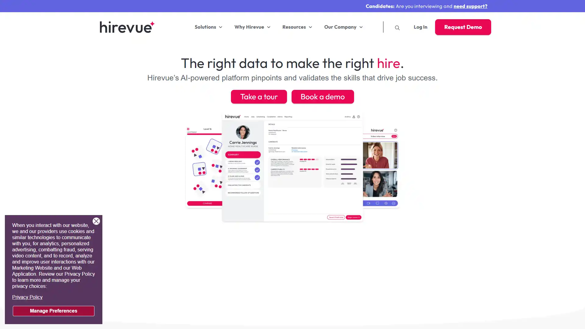 24. HireVue screenshot