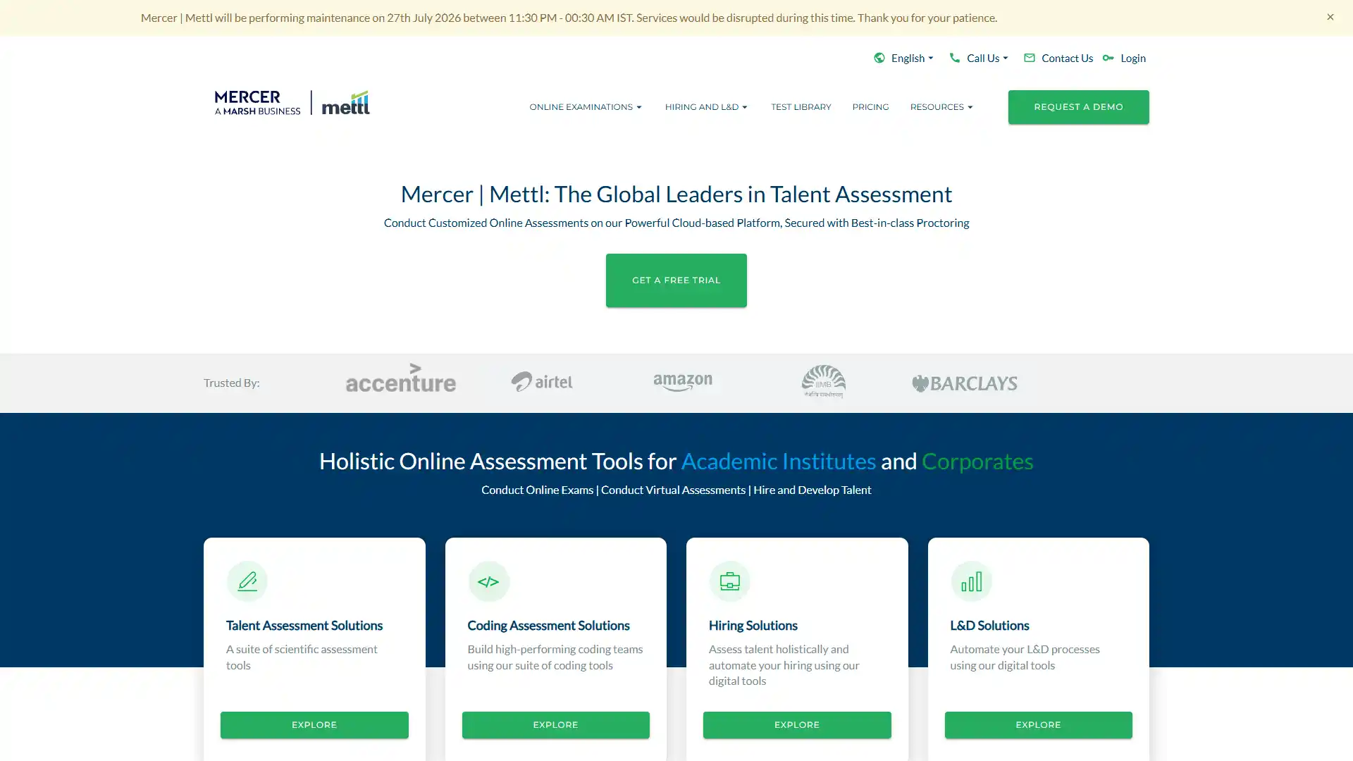 32. Mercer Mettl screenshot