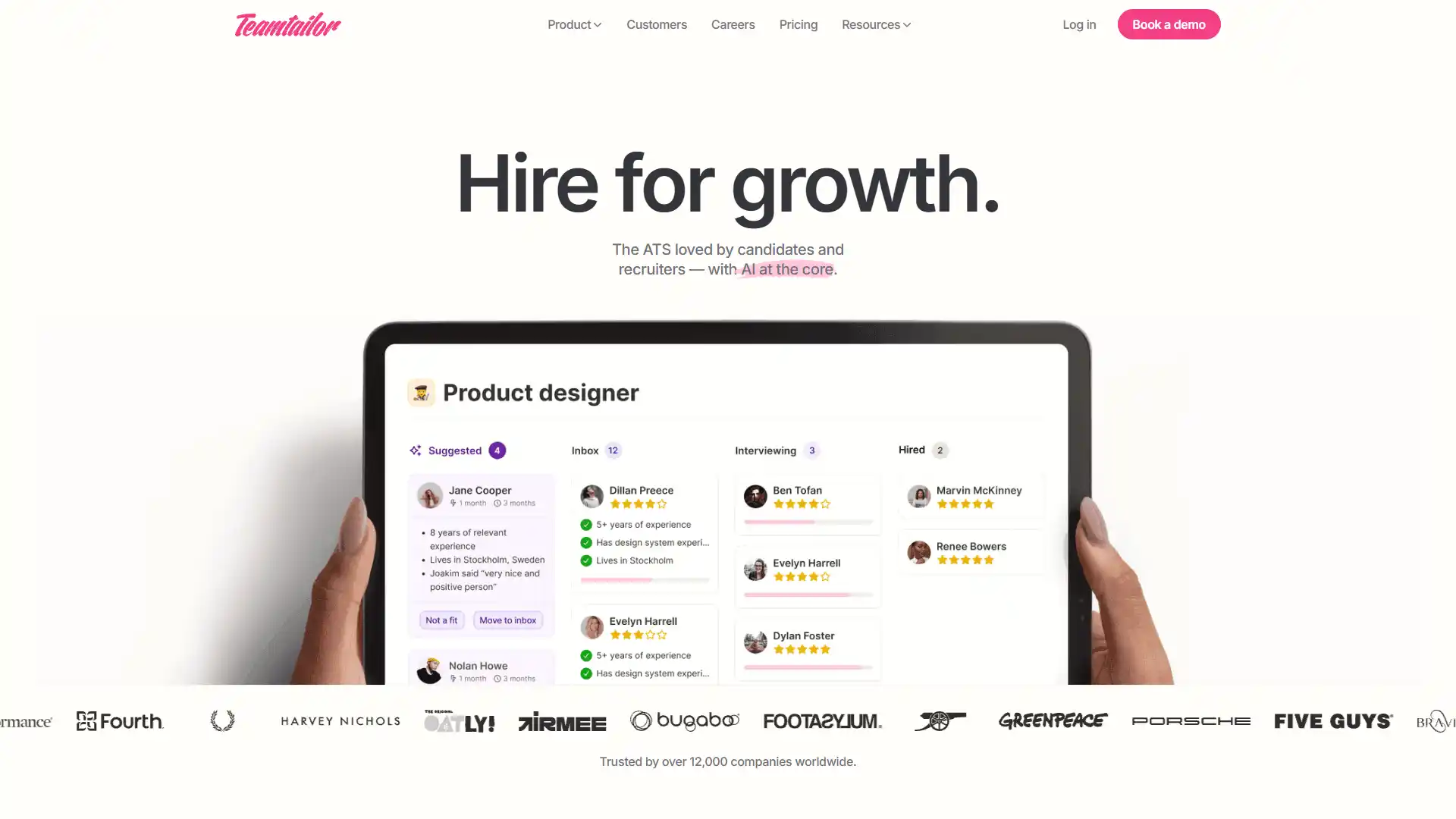 8. Teamtailor screenshot