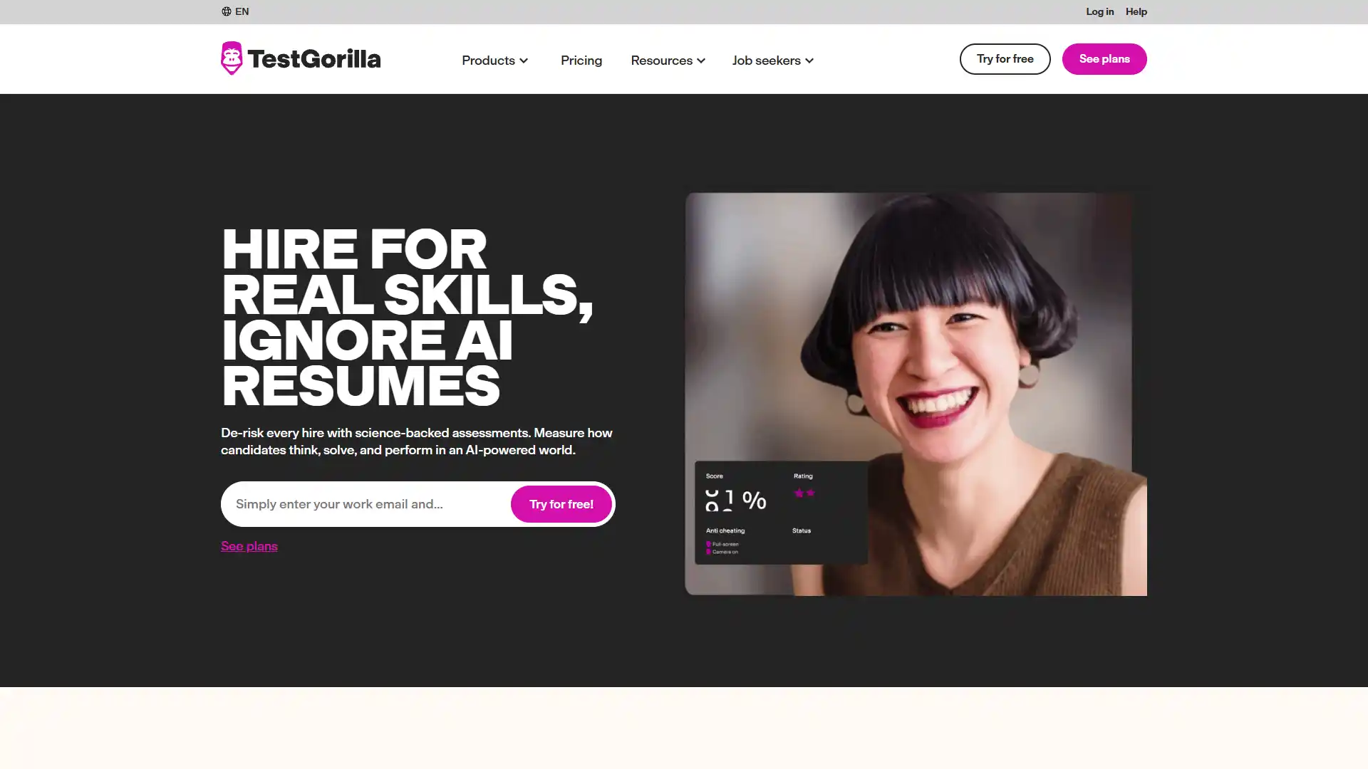 30. TestGorilla screenshot