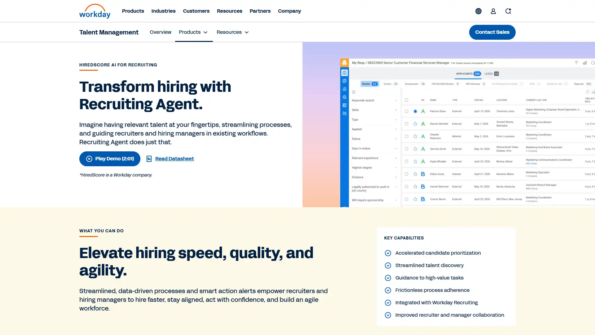 2. Workday Recruiting screenshot